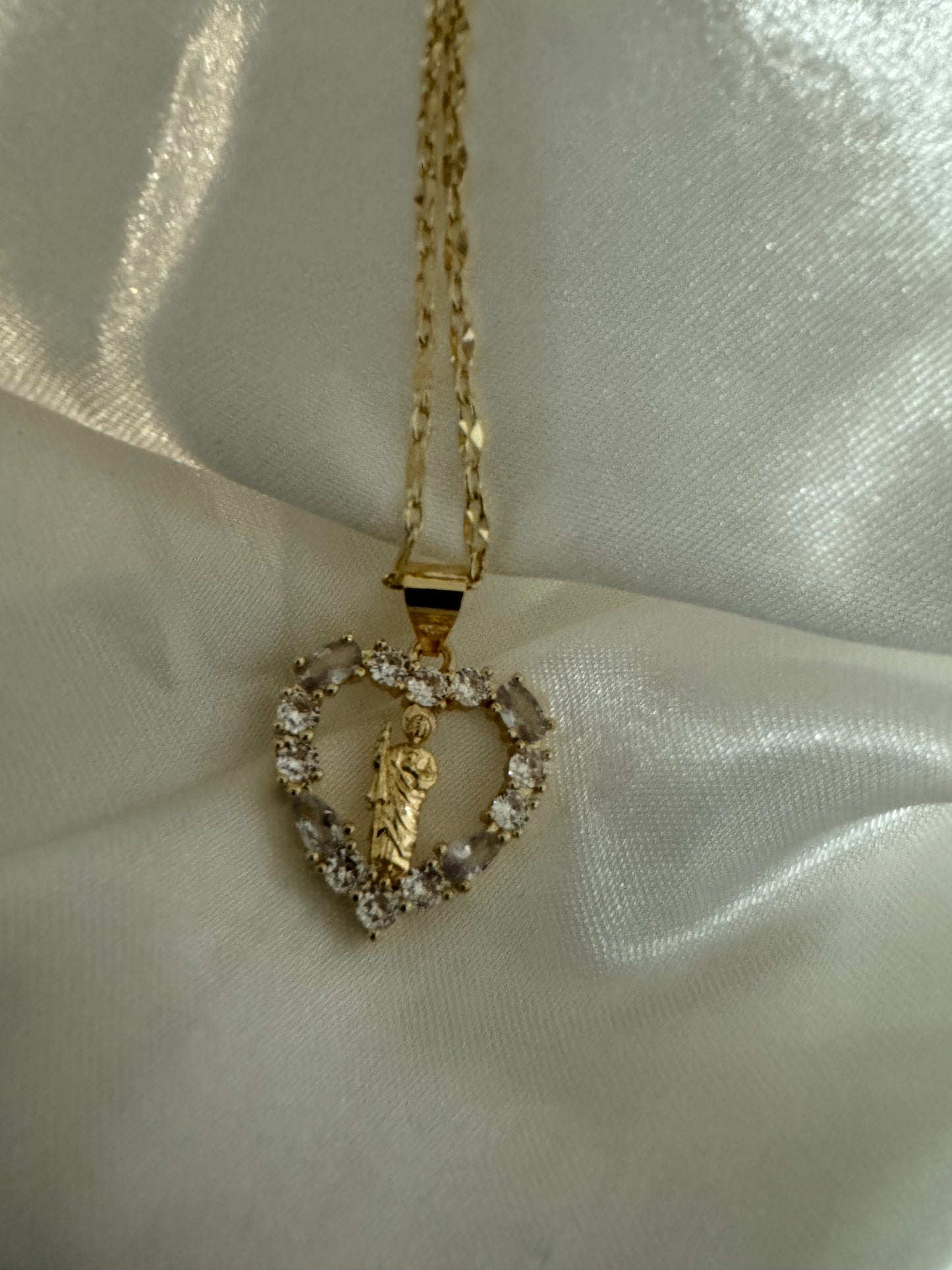 Heart sparkly San Judas