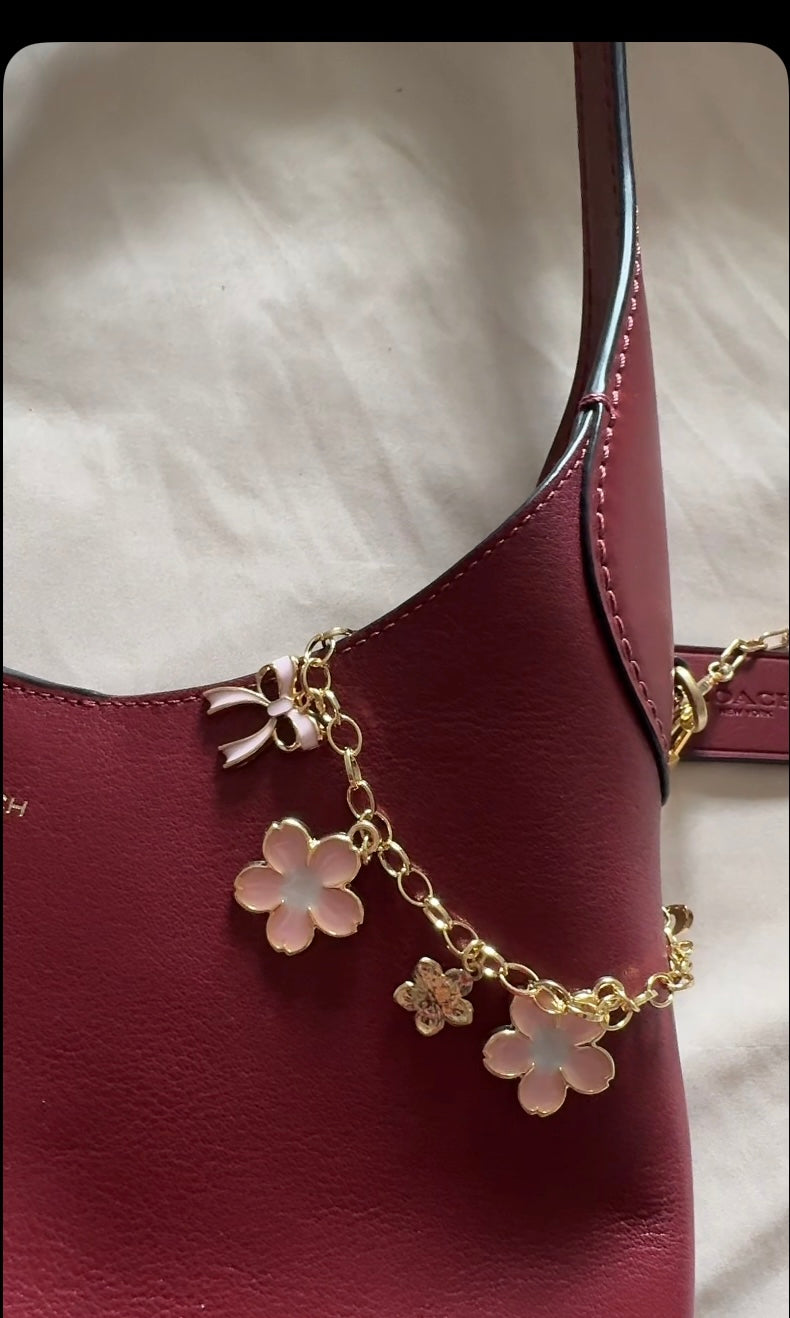 coquette bag charm