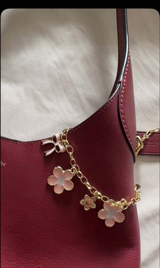 coquette bag charm