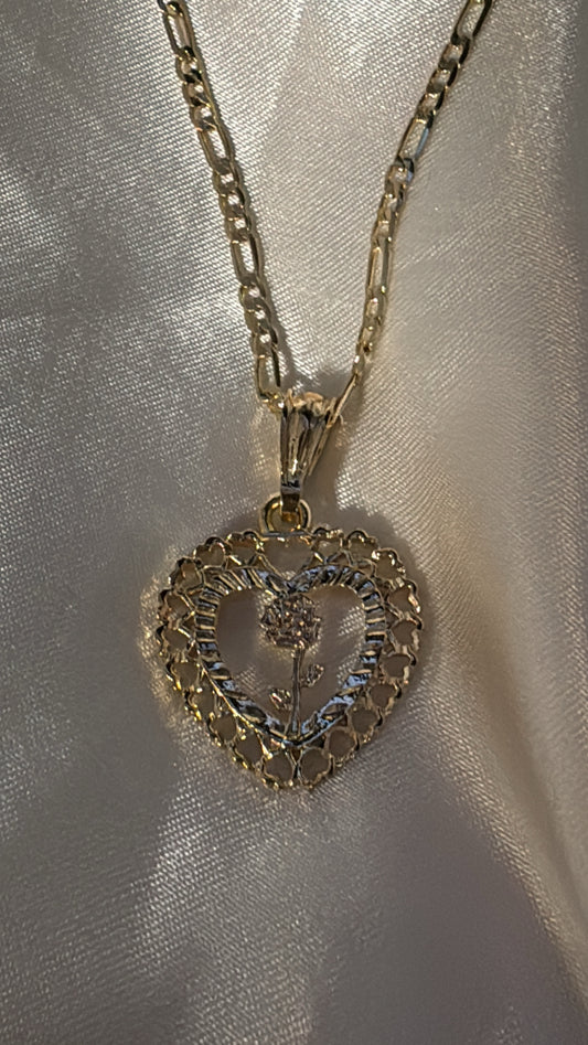 Heart rose